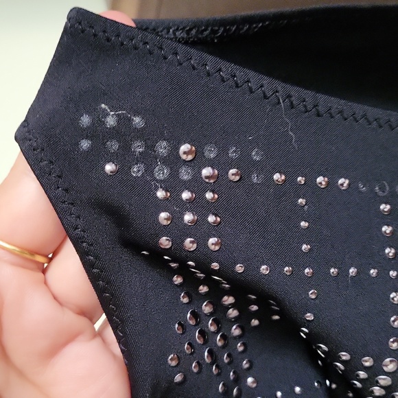 Burberry Black Studded Super Sexy CutOut Swimsuit One-piece Bathing Suit - Picture 5 of 7